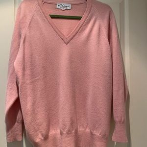 Pink cashmere vintage sweater